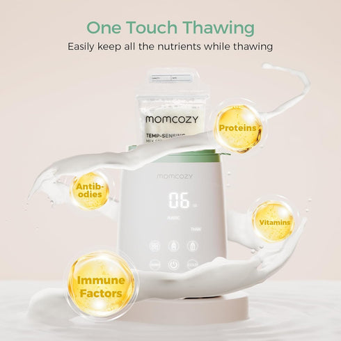 Momcozy Bottle Warmer, Fast Bottle Warmers for All Bottles with Timer, Accurate Temperature Control and Automatic
