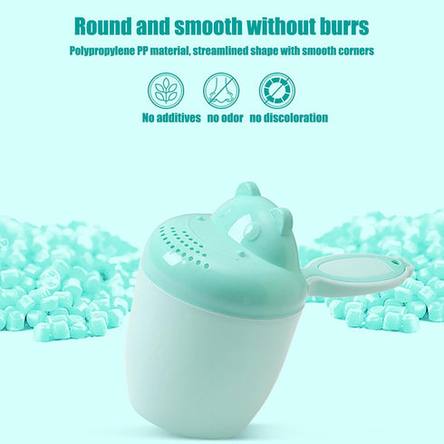 Generic 80g Safe Cup - Cartoon Safety Rinse Cup, Thickened Pourer for Kids, Head Washing Shampoo Shower Cups, Soft Grip