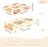 CZXW 52" 28" Cute Bears with Bows Crib Sheets Fitted x Natural Cotton Soft & Breathable for Baby Crib Mattress