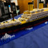 Titanic Ship Model Building Block Set, 3D Puzzle DIY Educational Toys with 1860Pcs Micro Mini Blocks