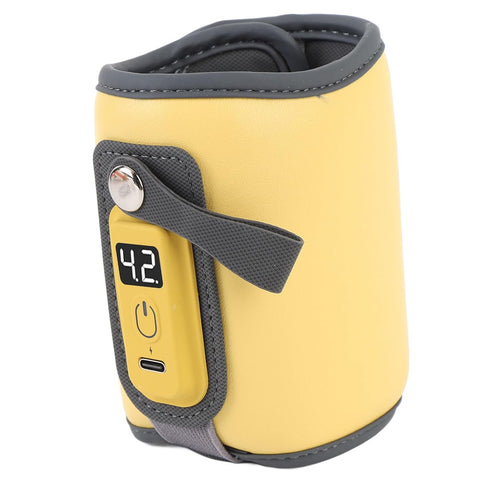 RASTKY Baby Milk Warmer Adjustable Temperature Portable Fast Heating Bottle Warmer for Travel Parents Polyester Fiber
