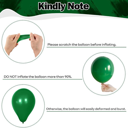 Green Black Balloons, Dark Green Black Silver Confetti Balloons, 35 Pcs 12 Inch for Birthday Party Decorations