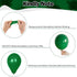 Green Black Balloons, Dark Green Black Silver Confetti Balloons, 35 Pcs 12 Inch for Birthday Party Decorations