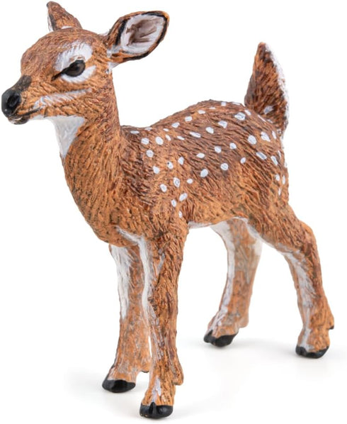 Papo Hand-Painted Wild Animal Kingdom Figurine, White-Tailed Fawn -50219, Collectible for Children 3 Years Old