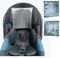 YBWYDH 2 Pack Carseat Covers Baby Satin Car Seat Headrest Cover for Babies