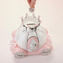 Ceramic Princess Carriage Piggy Bank for Baby Girl Room Decor
