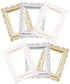 Dollhouse Frames, 6pcs Miniature Vintage Resin Picture Frames, Ornate Wall Hanging Antique Rectangle Frames