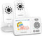 HelloBaby Monitor with 2 Cameras, 2.4'' Portable Travel Screen Baby Monitor No WiFi,