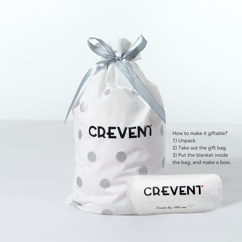 CREVENT Minky Baby Blanket for Girls Boys, Soft Plush Receiving Blanket for Newborns - 30x40 Inches (Animal) by CREVENT