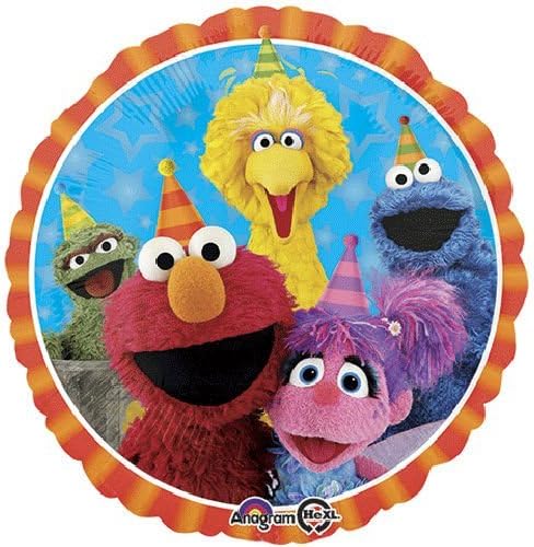 Anagram Party Supplies 1st Birthday Balloon Bouquet - Cookie Monster, Elmo and Friends