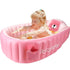 SHXKUAN Inflatable Baby Bathtub Infant Anti-Slip Bath Seat Pool with Air Pump Travel