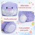 10 inch HollyHOME Easter Bunny Stuffed Animal Stuffed Bunny Plush Soft and Cuddly Stuffed Rabbit Easter Gift for Kids