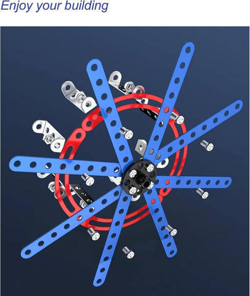 Jixin Xyzhi Sets Sets 8-16 Building STEM Assembly Metal Toys Ferris Wheel Model Kit Engineering Building kit for Adults