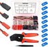 55 Sets Servo Plug Male Female Connector Crimp Pin Cable Kit with Crimping Tool for JST SYP Futaba Hitec Spektrum RC