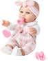 BDDOLL 12'' Baby Doll and Clothes Accessories Playset with Feeding Bottle Pacifier First