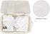 2 Pack Baby Diaper Organizer - Waterproof Pouches, Mesh Bag, Reusable, Washable or Cloth Diapers (White)