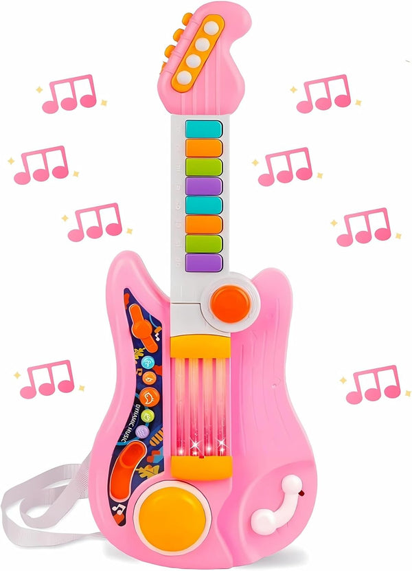 Kids Guitar, Electric Toddler Baby Music Toys for Ages 2-4 with Piano