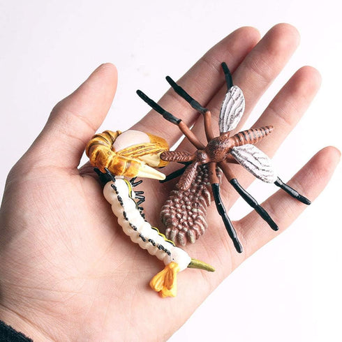 FLORMOON Realistic Mosquito Figurines - Insect Toy for Science Projects, Cake Toppers, and Educational Fun