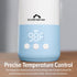 12 Oz 55W Preset 18W KinderSense Portable Bottle Warmer for Travel - Fl Large Capacity Power - Breastmilk, Water, Baby