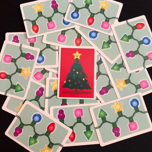 25th Century Games Christmas Lights - A Card Game with 13 Different Holiday Themed Games