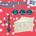 Idiy (46") 11 12 Jumbo Squishy Toys Craft Kit for Kids-Paint Your Own Slow Rising Squishies Dessert Foods w Fabric