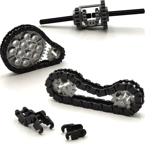 116 pcs Technical Gears Axle Pin Connectors, Wheels Connectors for Building Brick Accessories