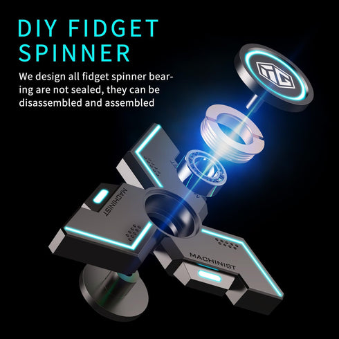 Fidget Spinners, INNPLUS Fidget Spinners for Adult, Fidget Toys, Fidgets for Teens,Metal Fidget Spinner with Luminous