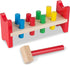 Melissa & Doug Deluxe Wooden Pound-A-Peg Toy with Hammer - FSC Certified
