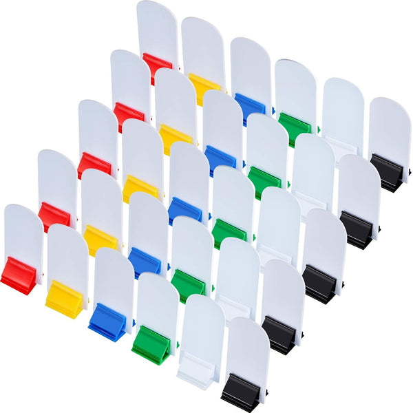 Blulu 36 Pieces Game Card Stands, Multi-Color with 36 Pieces Blank Board Game Markers for Party Favor
