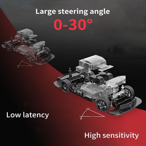 1:16 30KM/H 4WD 2.4GHz 4 3 Scale RC Drift Car, Remote Control Cars with LED Light, Racing and Drifting Wheels