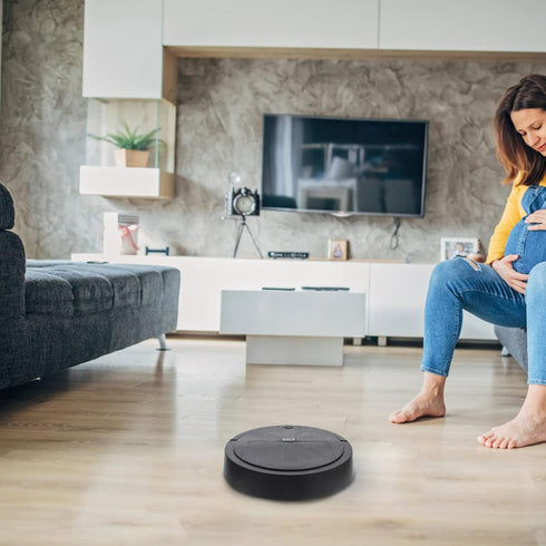 Totority Simulation Automatic Floor Sweep Robot Vacuum Toy Kids Vacuum Robot Cleaner Toy Floor Sweeping Plaything