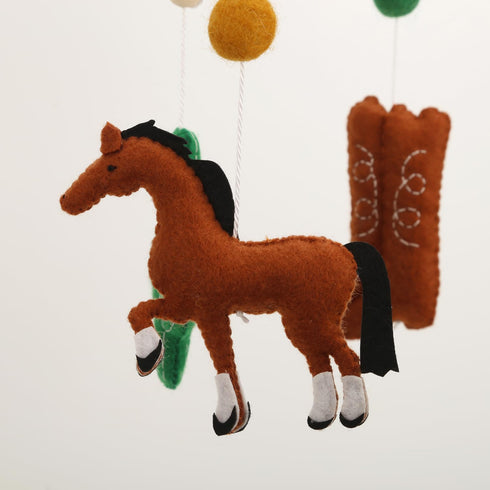 Colorful Western Crib Mobile - Gender Neutral Nursery Decor