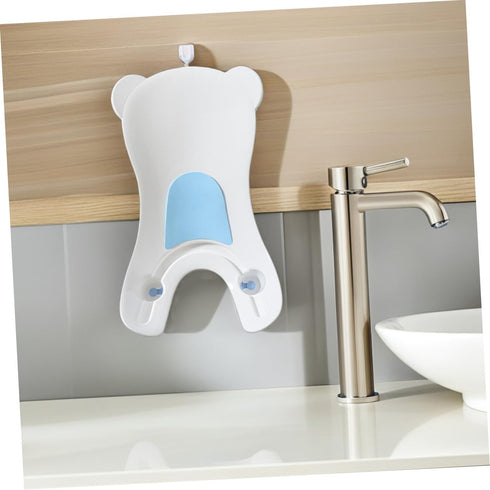 Counter SUPVOX Ergonomic Baby Bathing Portable Bath Mat Baby Bath Seat for Non-Slip Versatile Wash Basin