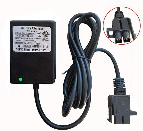 12 Volt B-Type Plug Kids Ride On Battery Charger, 12V Adapter for Electric Ride On Toy RC Car