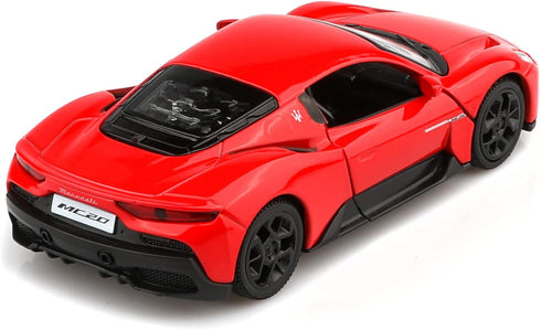 1/36 Scale Maserati MC20 Diecast Model Car, Pull Back Vehicles Toy Cars for Boys and Girls