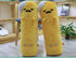 futurecos Cute Yellow Long Egg Plush Toy, 68CM Round Pillow, Lazy Egg Stuffed Doll for Decorative Bed Decor Gift