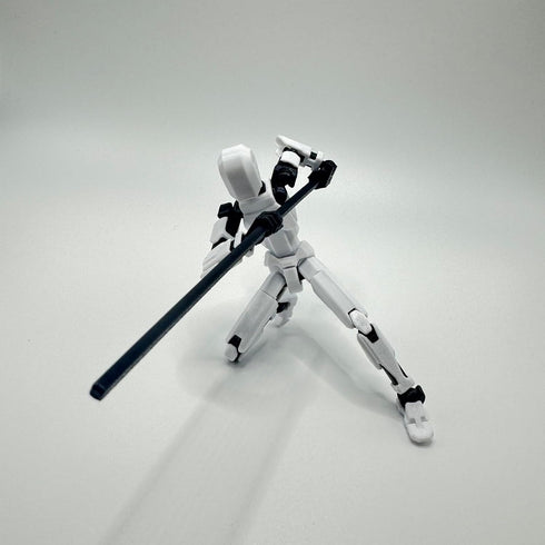 T13 Action Figure (Assembly Completed) 5.54-inch Movable Robot Dummy 13, Hand Painted Desk Decoration
