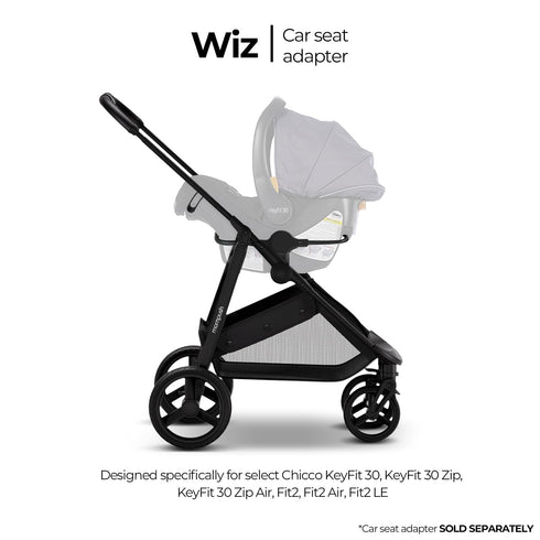 Mompush Wiz Stroller Adapter for Chicco Car Seats - Compatible with Mompush Wiz Stroller