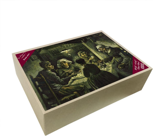 Bristlegrass Wooden Jigsaw Puzzles for Adults 1000 Pieces - Van Gogh Puzzle Famous Paintings