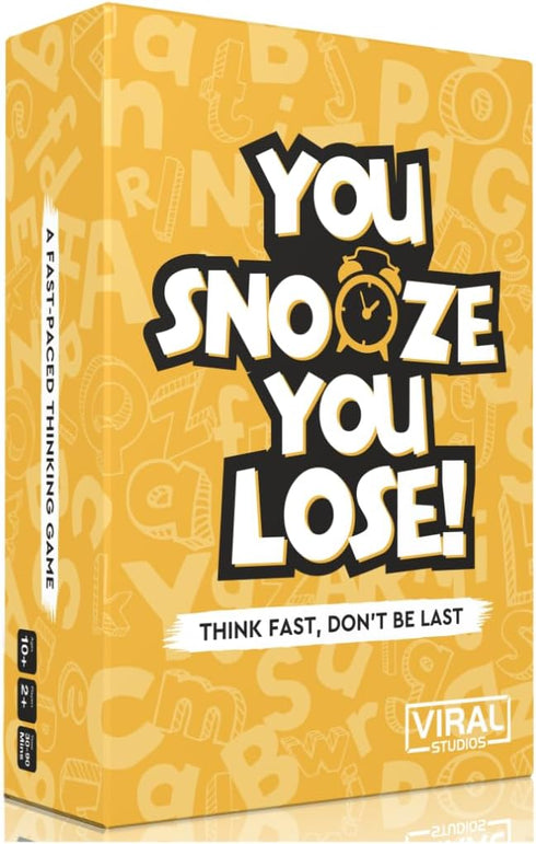 Viral Studios You Snooze You Lose Fast-Paced Word Party Game for Teens