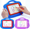 Magnetic Drawing Board for Toddlers, 2 Pack Travel Size Color Sketch Graffiti Board Educational Learning Toy
