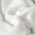 100% 40"x30" LAWKUL Baby Blanket Traceable Cotton Knit Receiving Blankets Soft Swaddle for Newbron Boy Girls White