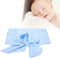 AYNEFY Newborn Swaddle Wrap, 100% Cotton Skin-friendly Infant Bowknot Sash Blanket for Photography Shoot Prop (Light