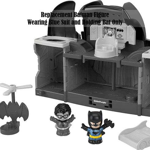 Replacement Parts for Fisher-Price Little People Batcave - DC Super-Friends Playset, Replacement Batman Figure