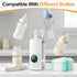 KLOMBIO 6000 Portable Bottle Warmer, Equipped with a mAh Battery, Suitable for Dreastfeeding and Formula Feeding