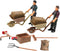 12pcs Farm Accessories Model Sand Tray Miniatures, Miniature Tools for Crafts, Farm Playset for Kids