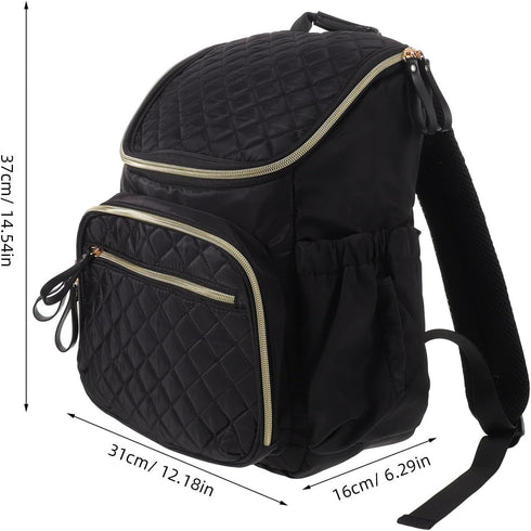 LOPUNER Backpack Diaper Storage Bag Baby - Stylish Diaper Bag For Women - Comfortable Shoulder Strap For Travel