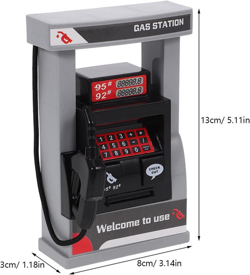 VICASKY Miniature Gas Station Model Toy for Doll House, 1pcs Simulation Decor for Kids