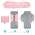 Portable Changing Pad Travel - Waterproof Compact Diaper Changing Mat - Lightweight & Foldable Changing Station
