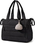BAGSMART Diaper Bag Tote, Hospital Bag for Labor Delivery, Puffy Maternity Travel